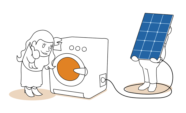 Photovoltaikmodul für die Steckdose