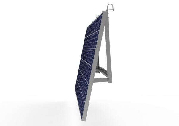 images Montageset Balkongeländer für 1 Solarmodul - 15° Neigung -