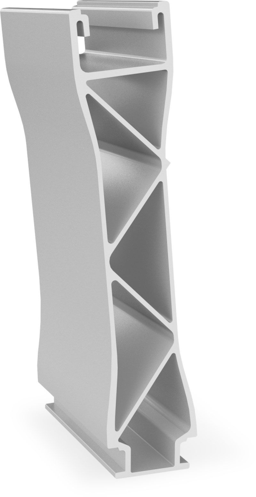 Trapezblech Solarmodul Aufständerung für 4 Solarmodule - Mini Five -