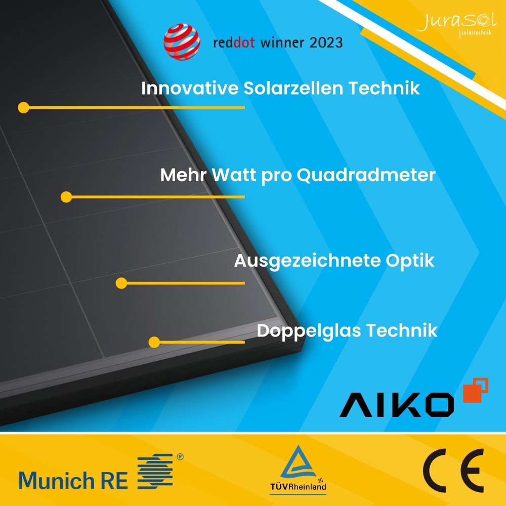 Aiko Solar 455 Watt All Black MAH54DbNeostar 2+