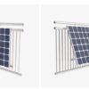 Balkonkraftwerk für Balkongeländer Trina Growatt - 880 Watt 800 Watt - JurSol BALKO PLUS - Bifazial