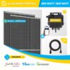 Balkonkraftwerk 880 Watt 800 Watt Trina Vertex Doppelglas Solarmodule Growatt Neo - BASIC DUO Plus Bifazial