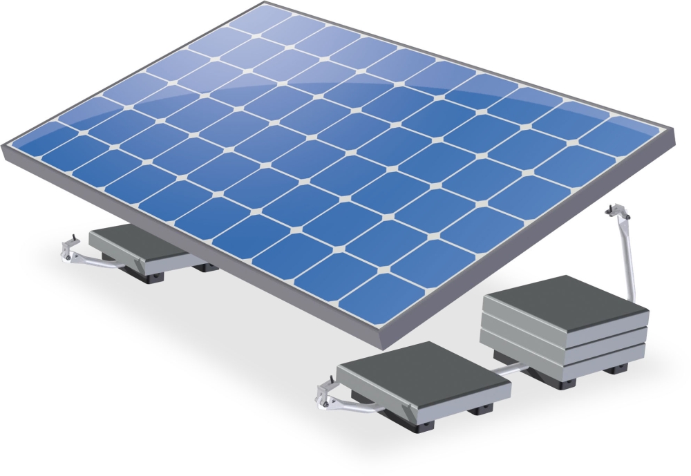 Balkonkraftwerk für Flachdächer Jinko Solar Growatt Neo - 880 Watt 800 Watt - JurSol FLAT DUO Black - Full Black