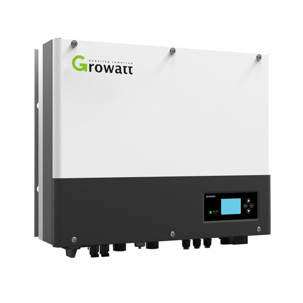 6000 Watt Photovoltaikanlage inkl. 5,0 kWh Lithium Batterie - Trina Growatt