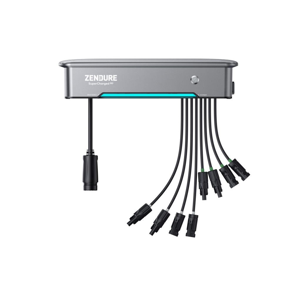 Zendure SolarFlow Hyper Balkonkraftwerk Speicher Set 1000 Watt 800 Watt - 2 kWh Batterie erweiterbar