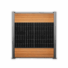 JurSol Fence Premium 800 Watt Solarzaun 1,8m hoch mit zwei PV Module