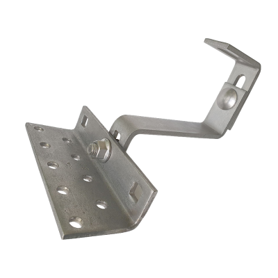 Ziegeldach (Pfanne) Montagset für 5 Solarmodule - 30mm Rahmen -