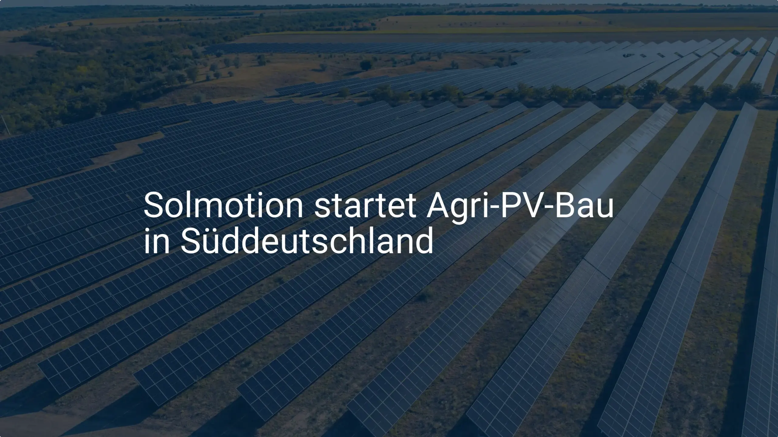 Agri PV Anlage in Süddeutschland: Förderung sichert innovative Projekte
