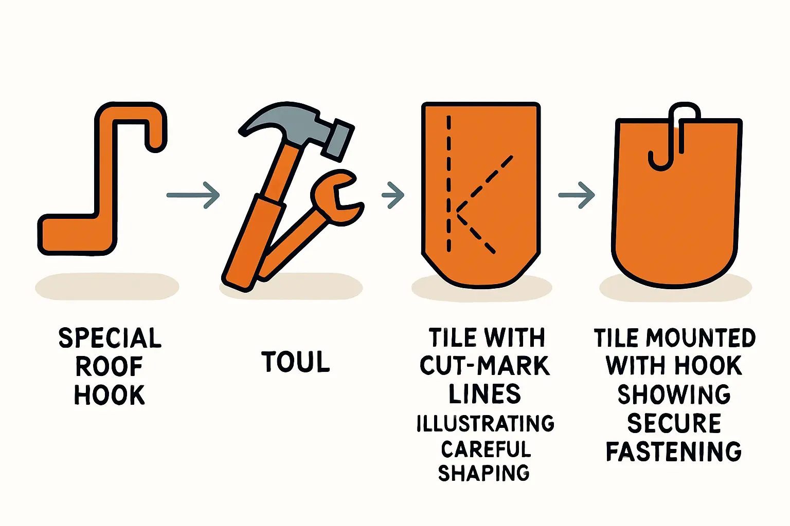 Biberschwanzdach Befestigung