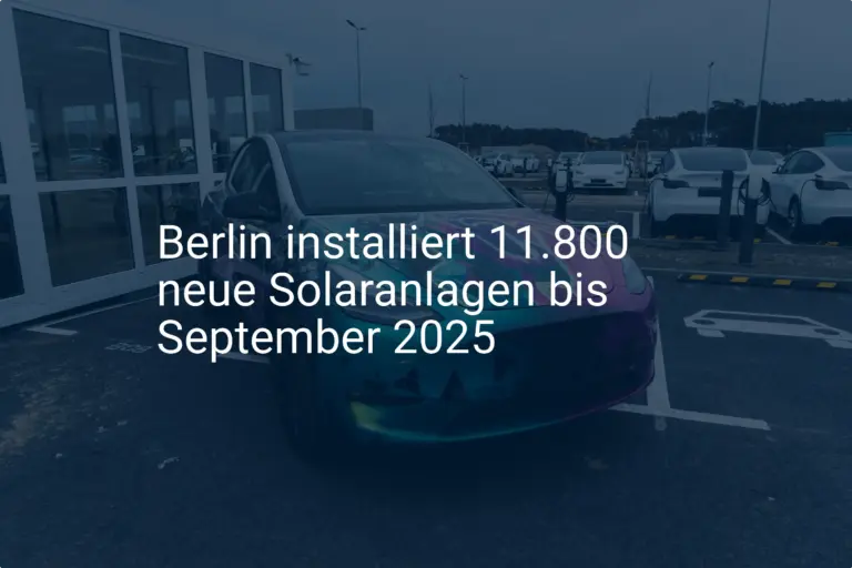 Berlin: Attraktive Förderung für Solaranlagen bis 2025 beschlossen
