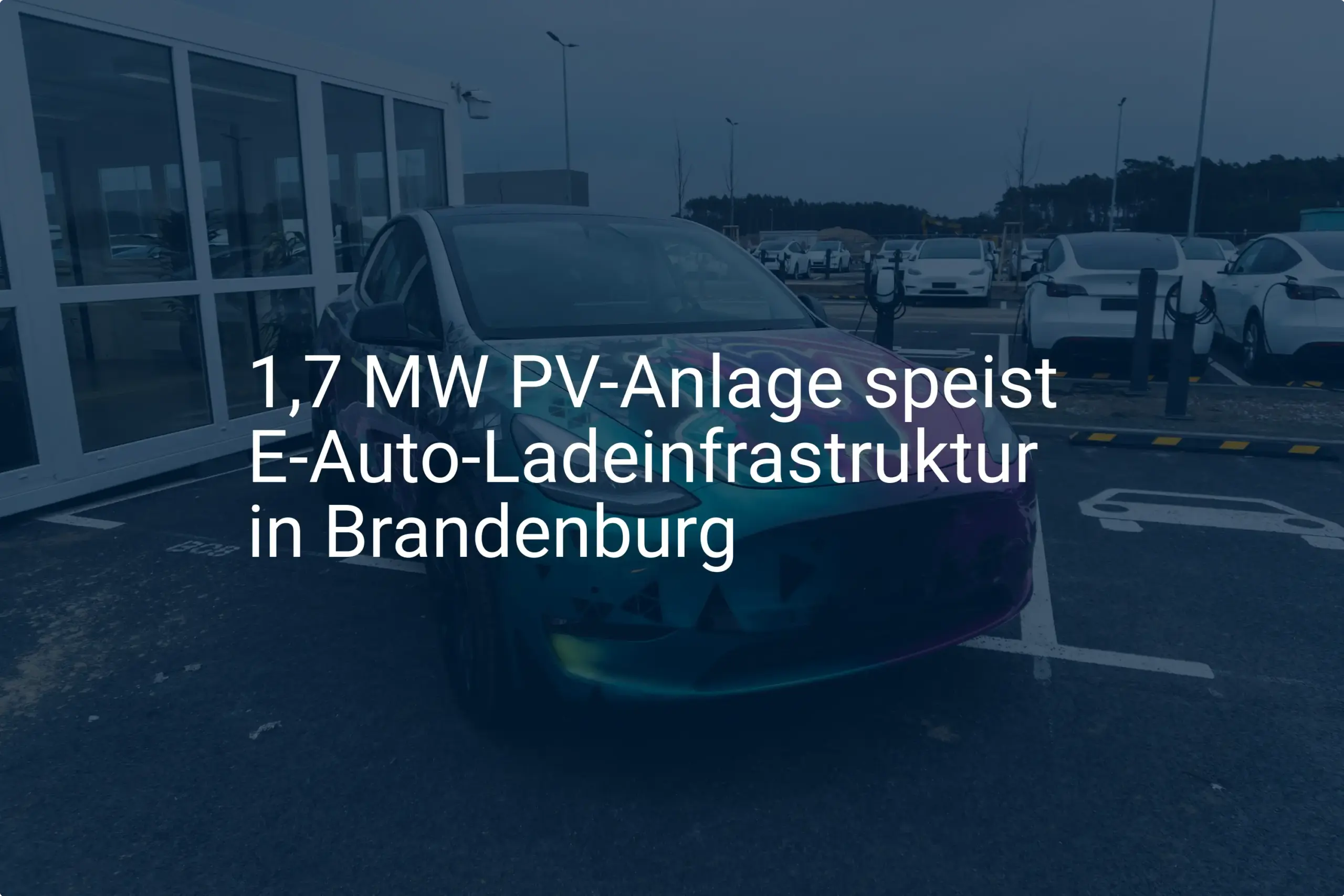 Brandenburg setzt auf PV-Anlage für E-Auto-Ladeinfrastruktur