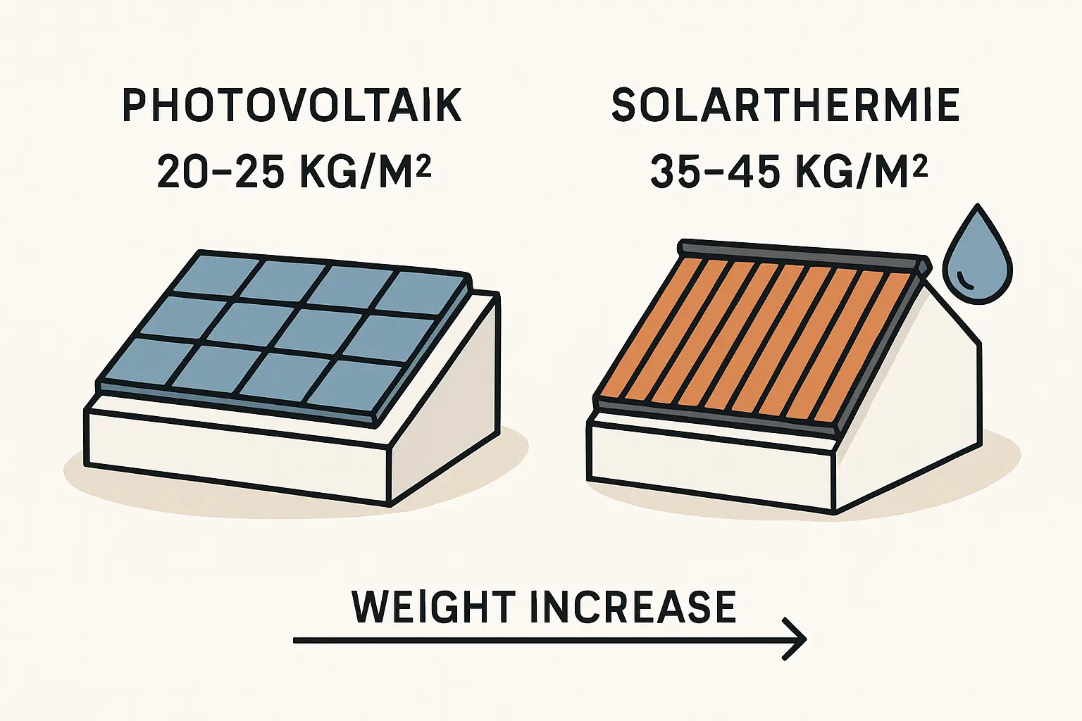Solarthermie auf dem Dach