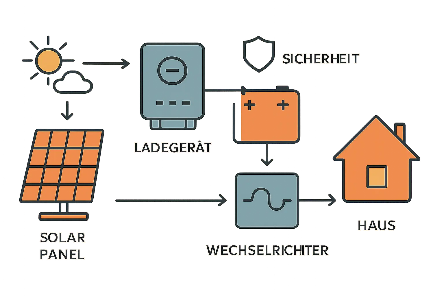 Batteriespeicher als Herz des Systems