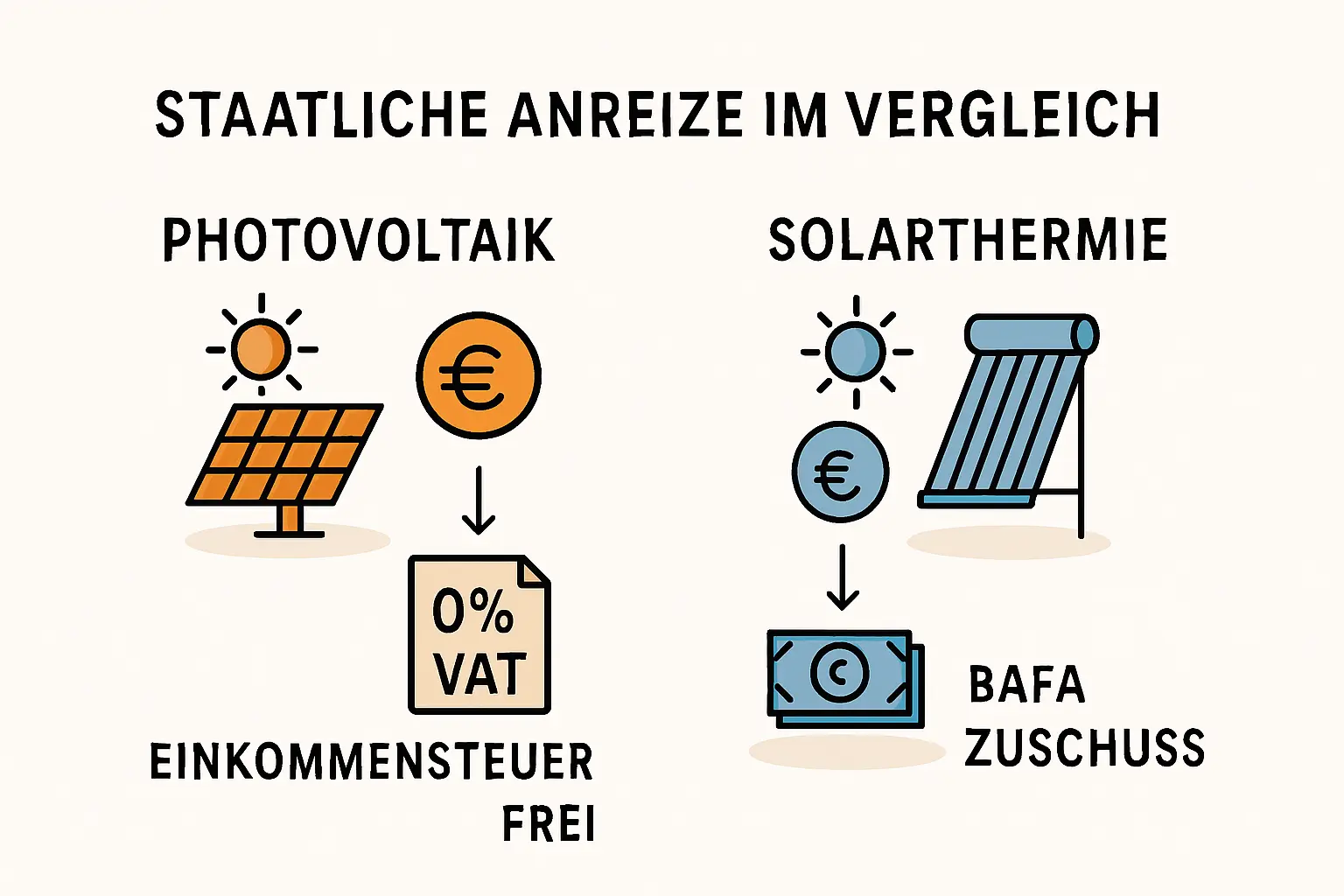 Nullsteuersatz bei Photovoltaikanlagen