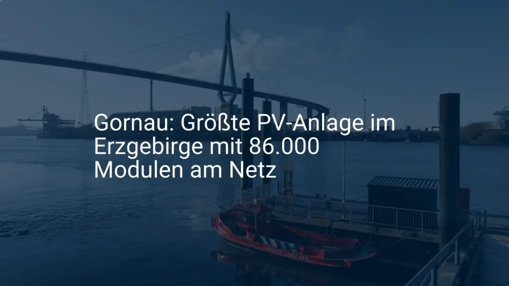 Gornau: Die größte PV-Anlage im Erzgebirge versorgt 15.000 Haushalte