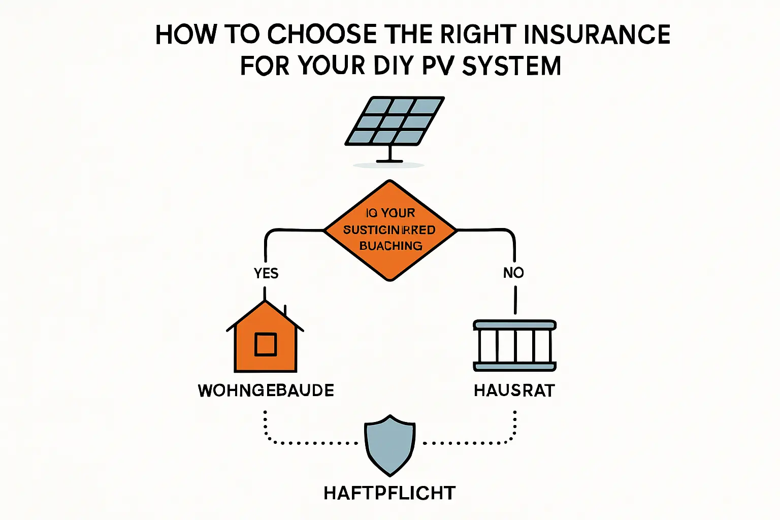 Die Hausratversicherung für Balkonkraftwerke