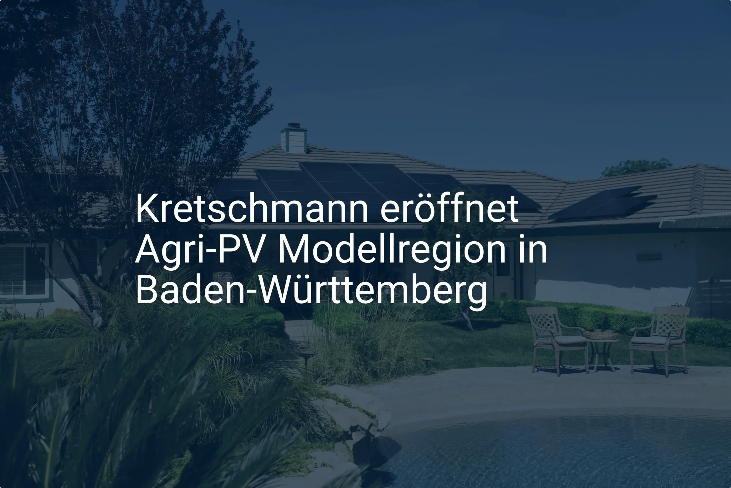 Kretschmann eröffnet Agri-PV Modellregion in Baden-Württemberg