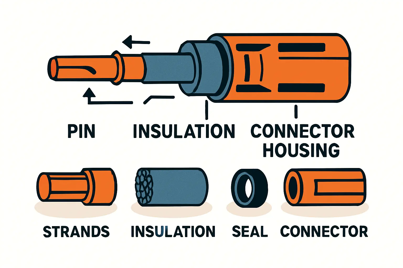 Werkzeug und Material für MC4-Stecker – Krimpzange, Abisolierzange, Solarkabel und Stecker-Set
