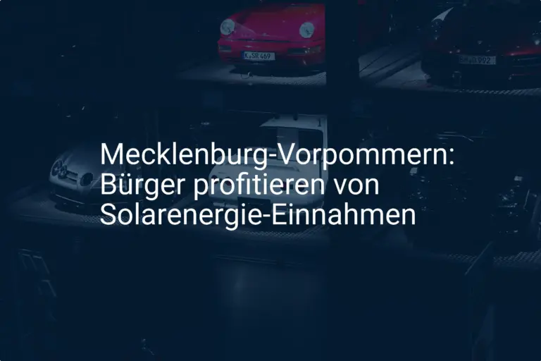 MV: So profitieren Bürger von Solarenergie-Einnahmen dank Bürgerfonds
