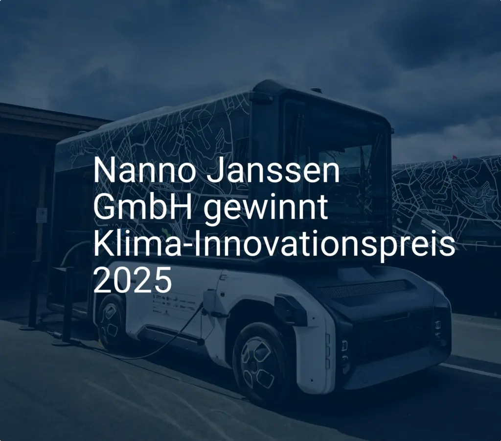 Nanno Janssen GmbH: Klima-Innovationspreis 2025 für E-LKW-Flotte!