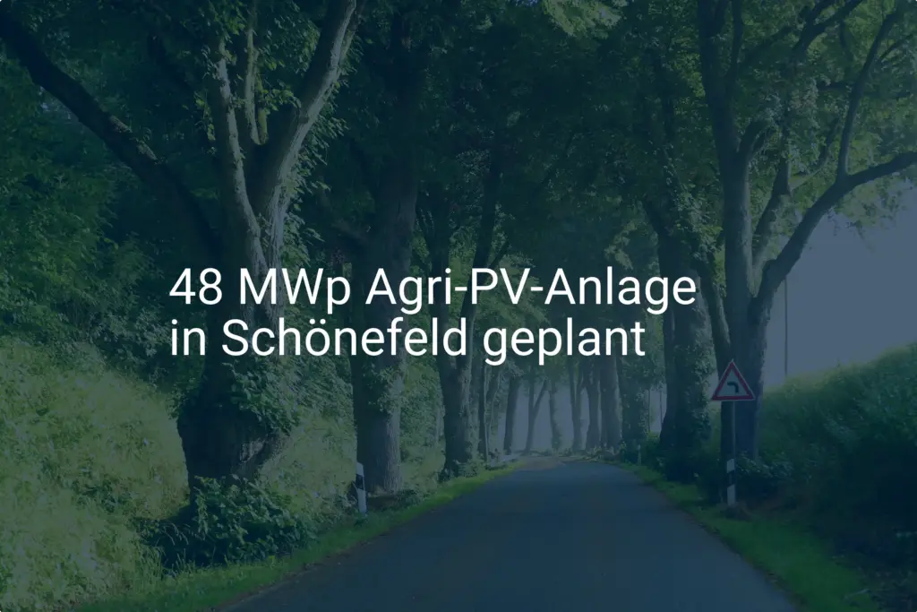 Neues Agri-PV-Anlage Projekt: Schönefeld (Brandenburg) setzt auf Solarstrom