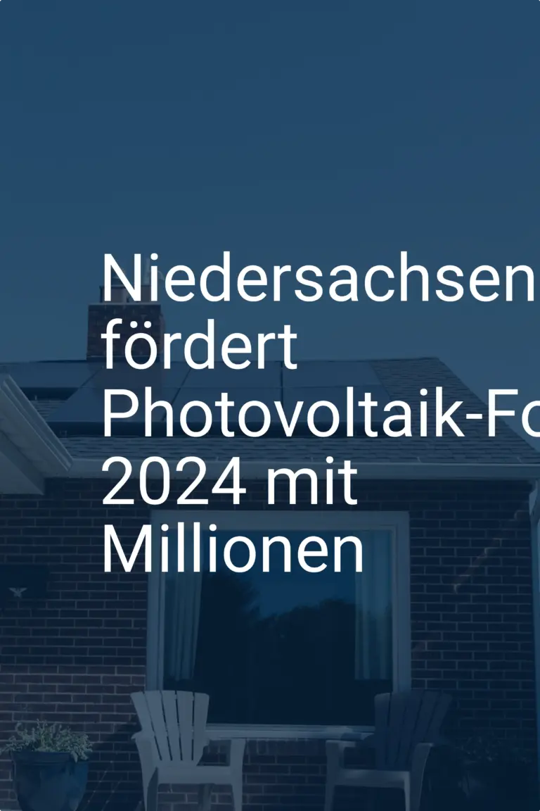 Niedersachsen fördert Photovoltaik-Forschung 2024 mit Millionen