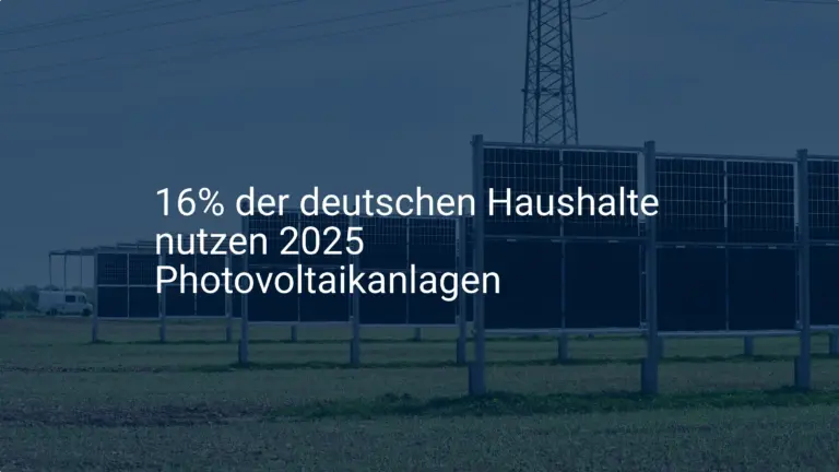 Photovoltaik-Boom: So nutzen deutsche Haushalte Solarenergie 2025