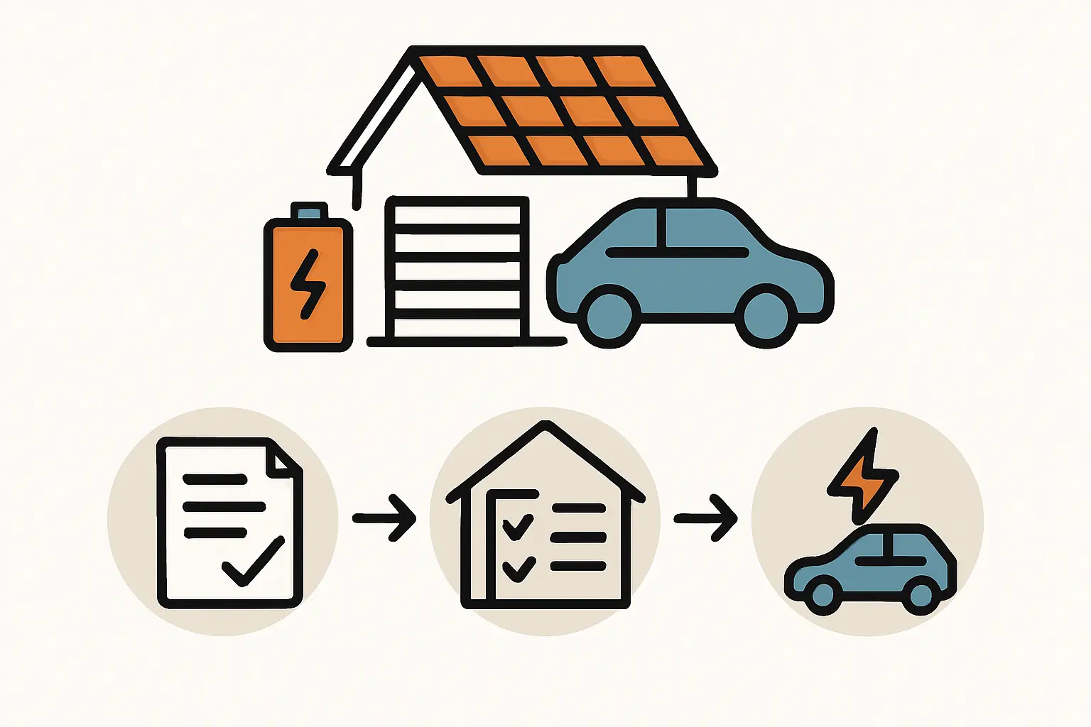 Sonderfall Flachdach (z.B. Betongaragen)