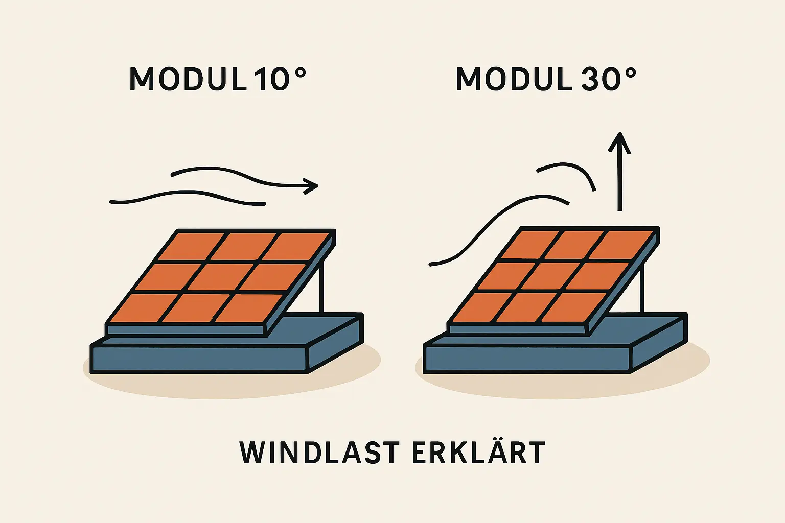 Photovoltaik Montage auf Flachdach