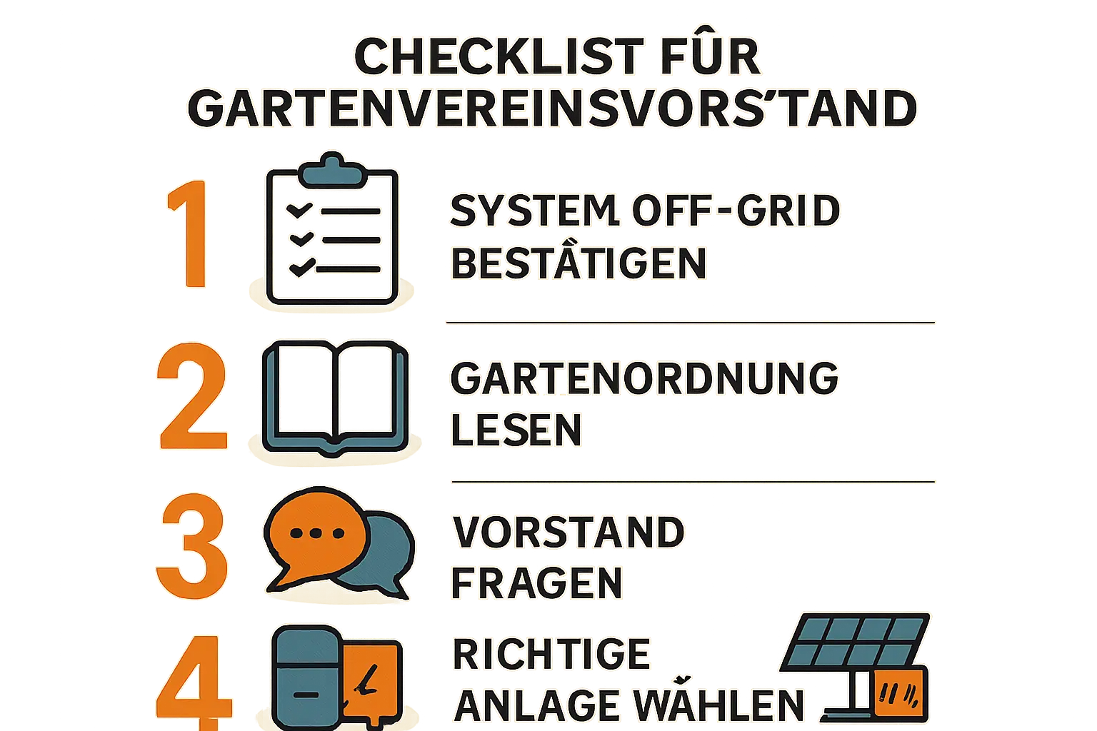 Inselanlage im Schrebergarten: Regeln für Solar ohne Netzanschluss