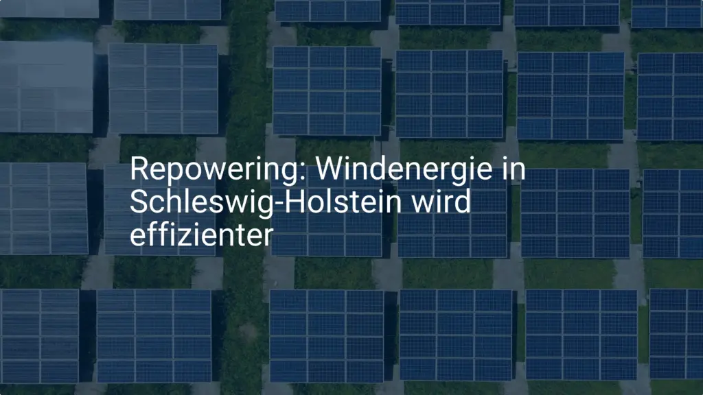 Repowering: Windenergie in Schleswig-Holstein wird effizienter