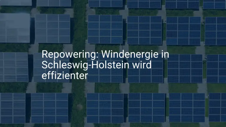 Repowering: Windenergie in Schleswig-Holstein wird effizienter