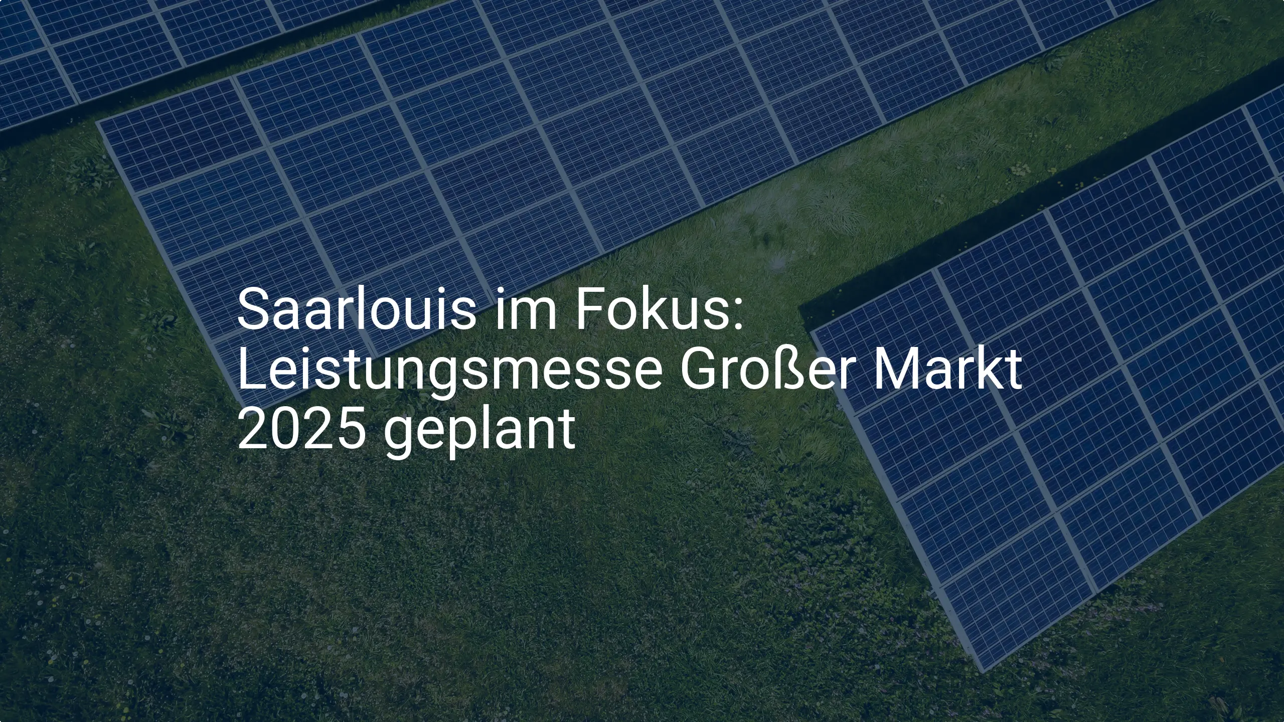 Saarlouis im Fokus: Leistungsmesse Großer Markt 2025 geplant