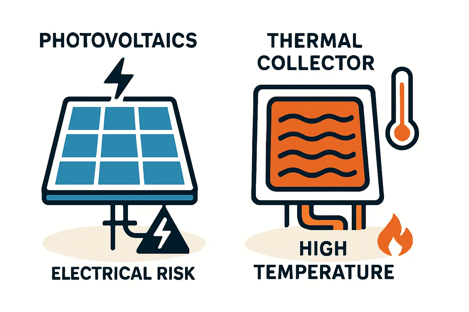 Photovoltaik und Solarthermie auf einem Dach