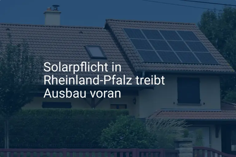Solarpflicht Rheinland-Pfalz 2024: Was Bauherren jetzt wissen müssen