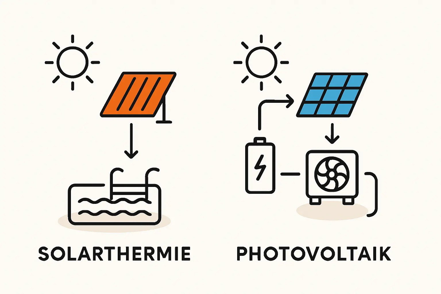 Solarthermie für den Pool