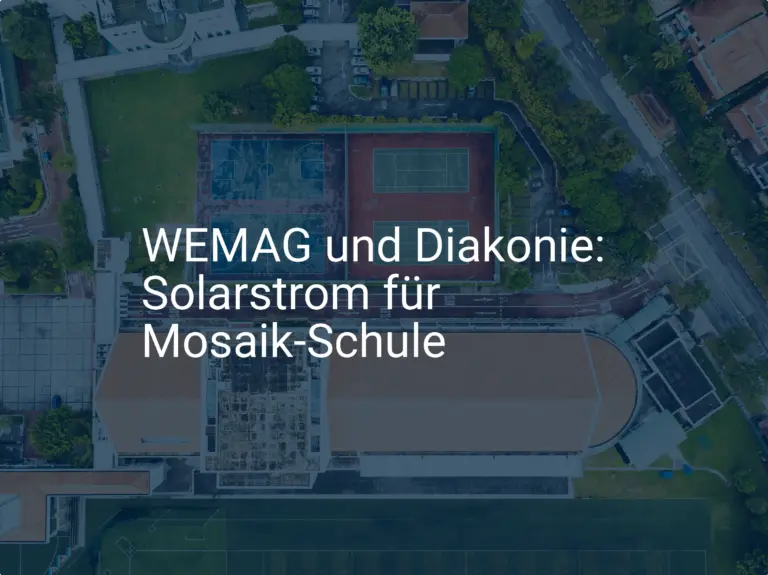 WEMAG und Diakonie bringen Solarstrom zur Mosaik-Schule