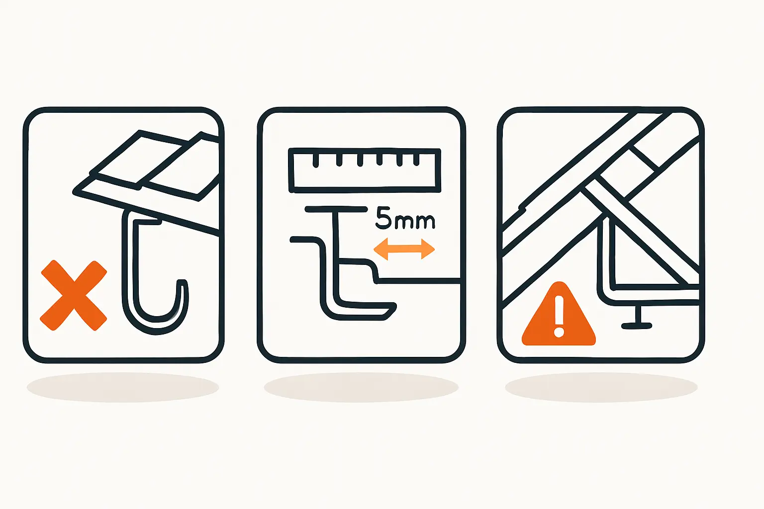 Dachbereiche Rand Eck Normal