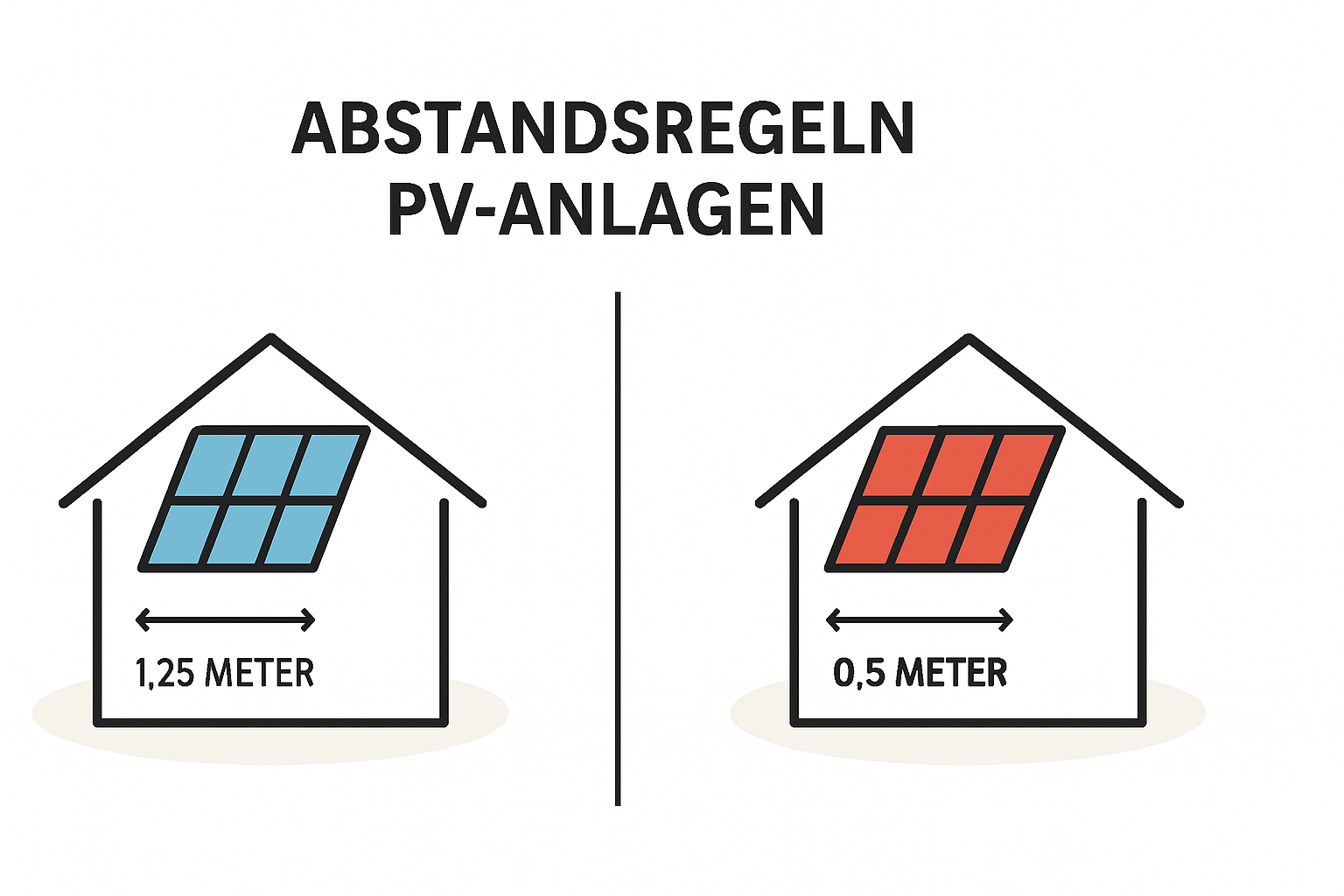 Abstandsregeln für PV-Anlagen in Landesbauordnungen