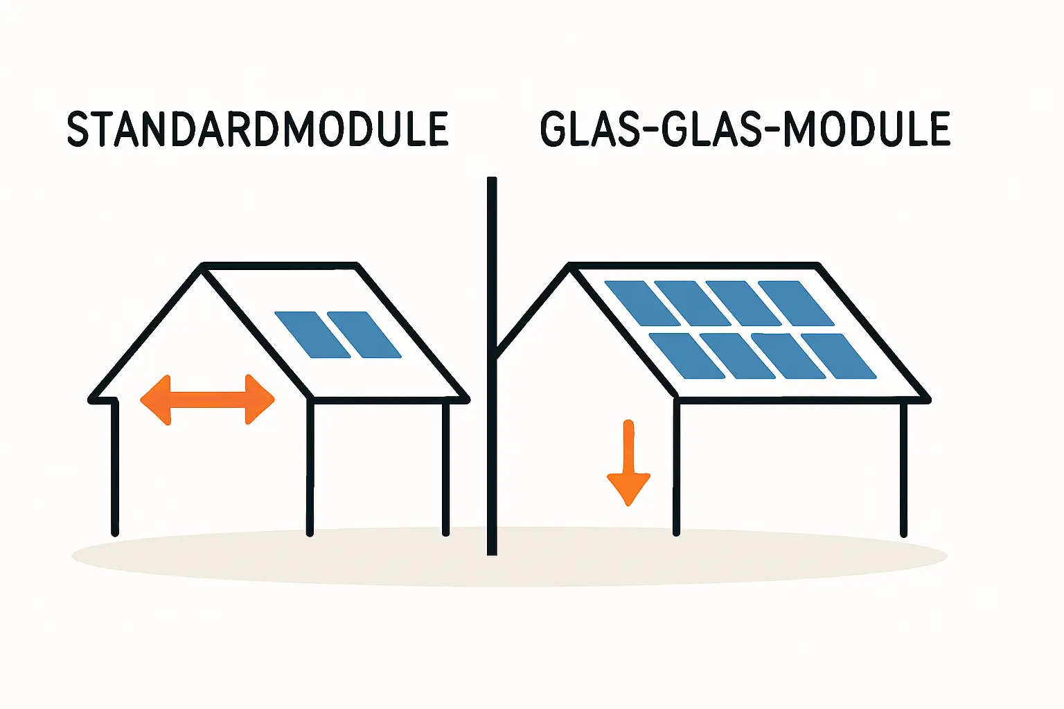 Abstandsregeln für PV-Anlagen bei Reihenhäusern und Doppelhaushälften