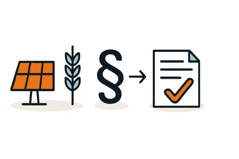 Baurecht und Genehmigung bei Agri-PV Anlagen