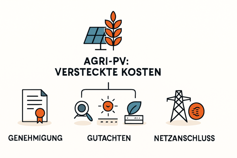 Agri-PV versteckte Kosten bei Genehmigung und Netzanschluss