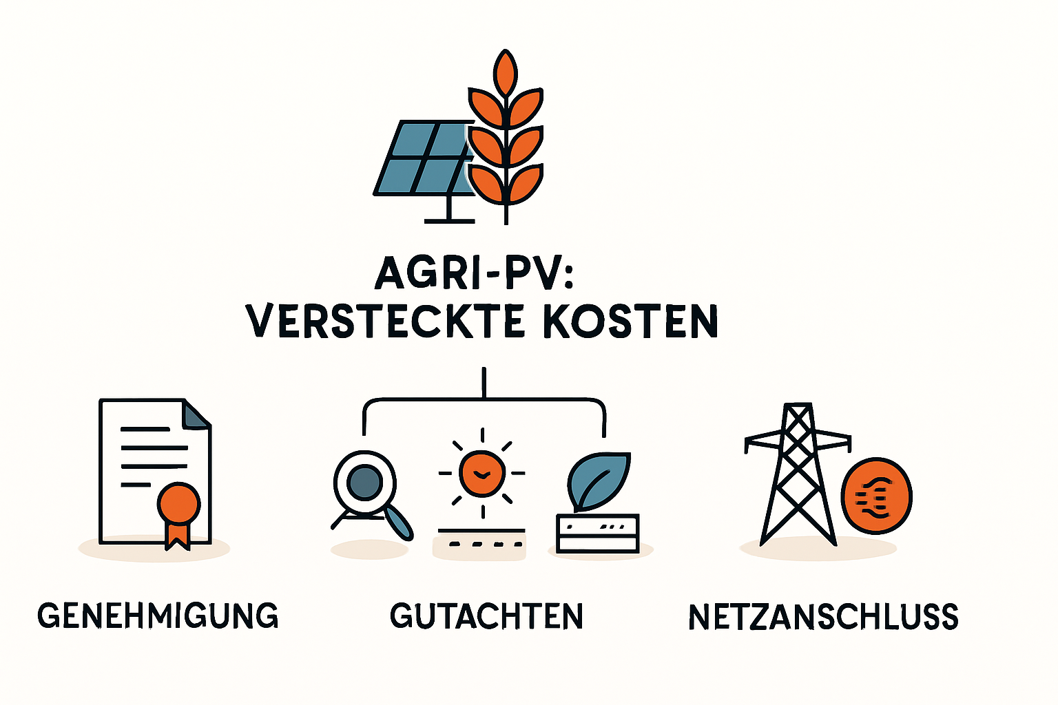 Agri-PV versteckte Kosten bei Genehmigung und Netzanschluss