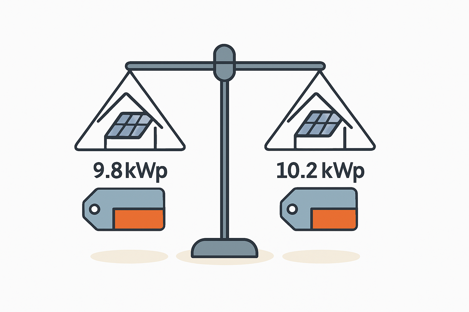 Angebotsvergleich bei unterschiedlicher Anlagenleistung richtig machen