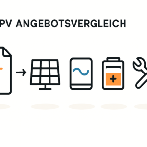 Angebotsvergleich für PV Anlagen mit Checkliste