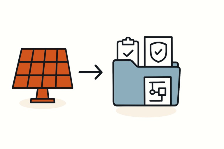 Übergabe der Anlagendokumentation bei Inbetriebnahme