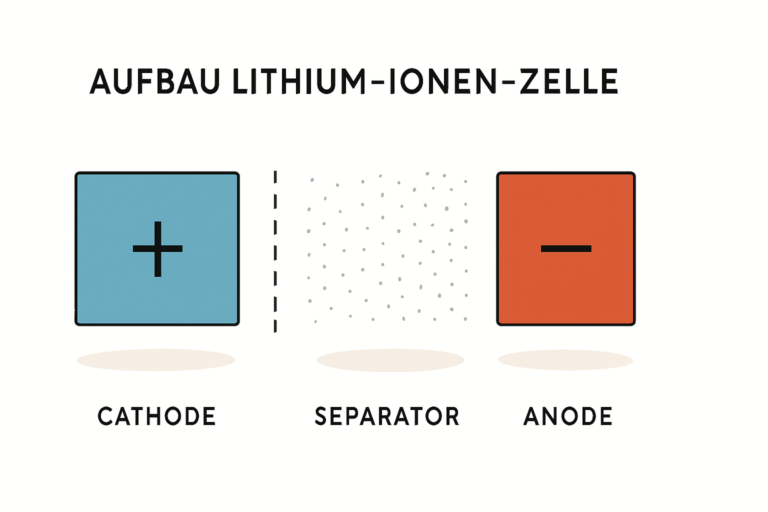 Der Aufbau einer Lithium-Ionen-Zelle verstehen