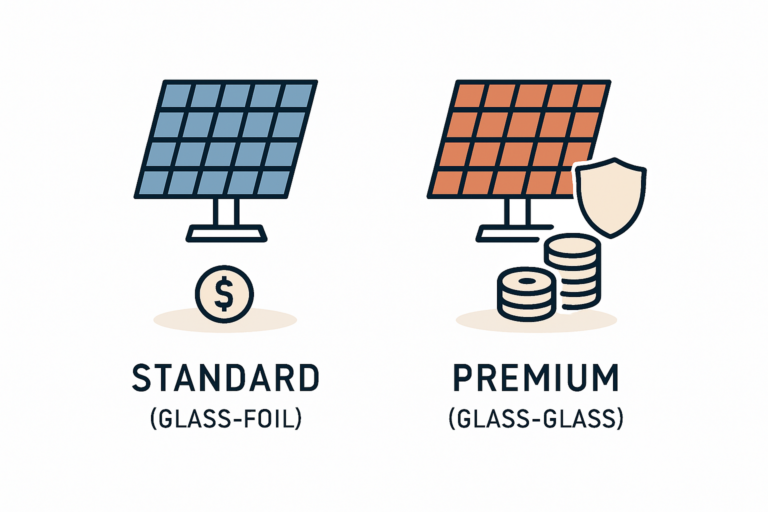 Aufpreis Glas-Glas-Module bei 10 kWp Photovoltaik