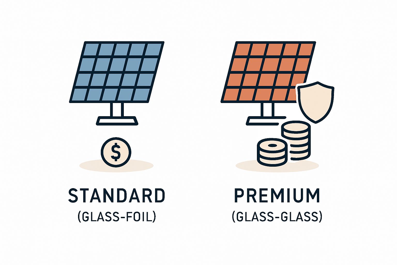 Aufpreis Glas-Glas-Module bei 10 kWp Photovoltaik