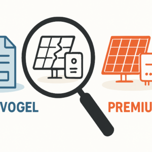 Aufpreise für Premium-Komponenten erkennen bei Photovoltaikangeboten